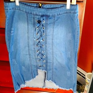 Jean skirt